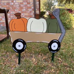 Fall Pumpkin Wagon 