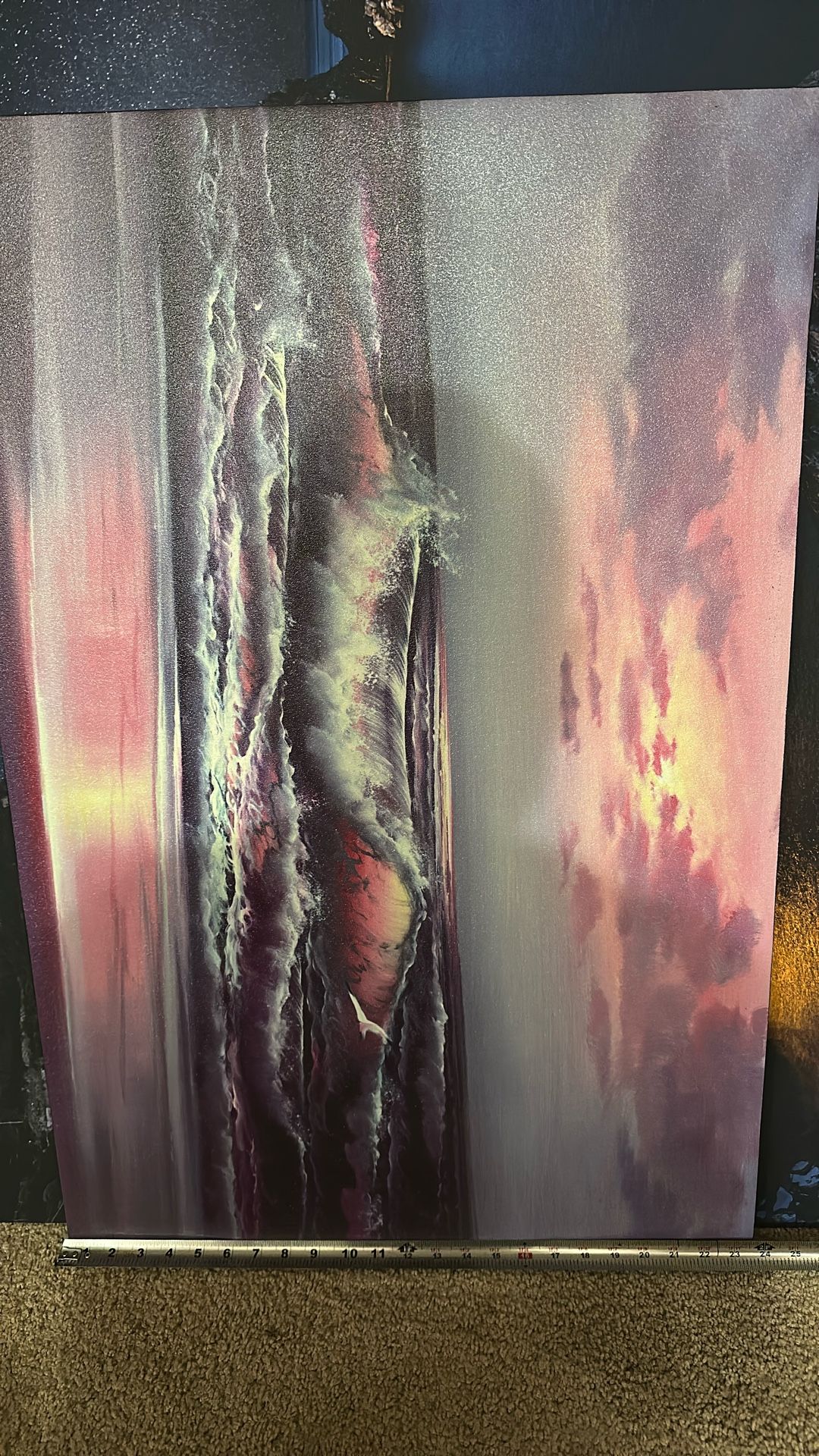 Cuadro De Mar Al Atardecer