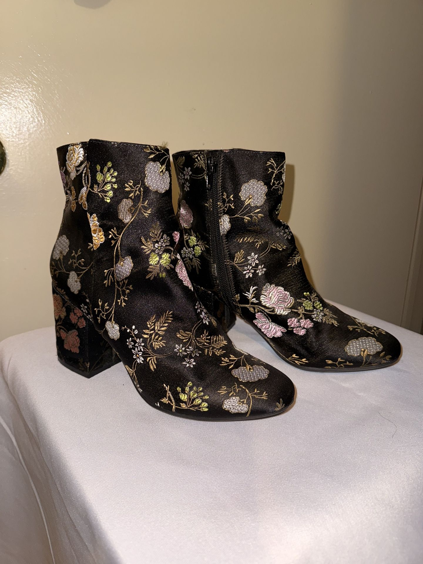 Ankle High Heeled Boots 