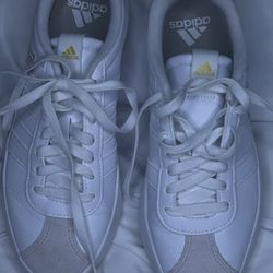 Adidas- White VL Court 3.0- 7.5 Women