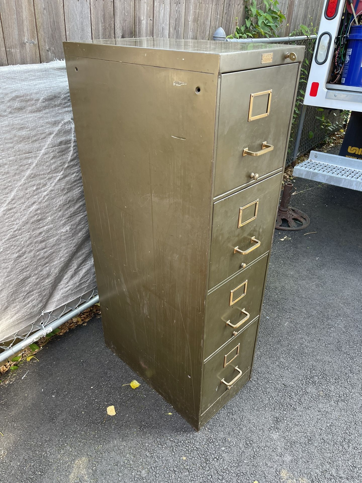 AllSteel - Vintage Metal File Cabinet