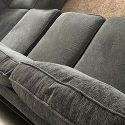 Sofa Couch Sectional Full Size Practically NEW