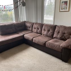 Brown Sectional Sofa