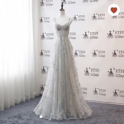 GuCi Designs Silver Gown