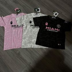 Bape Shirts X Inter Miami 