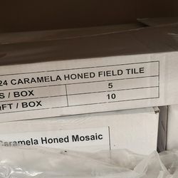 12X24 CARAMELA HONED FIELD TILE