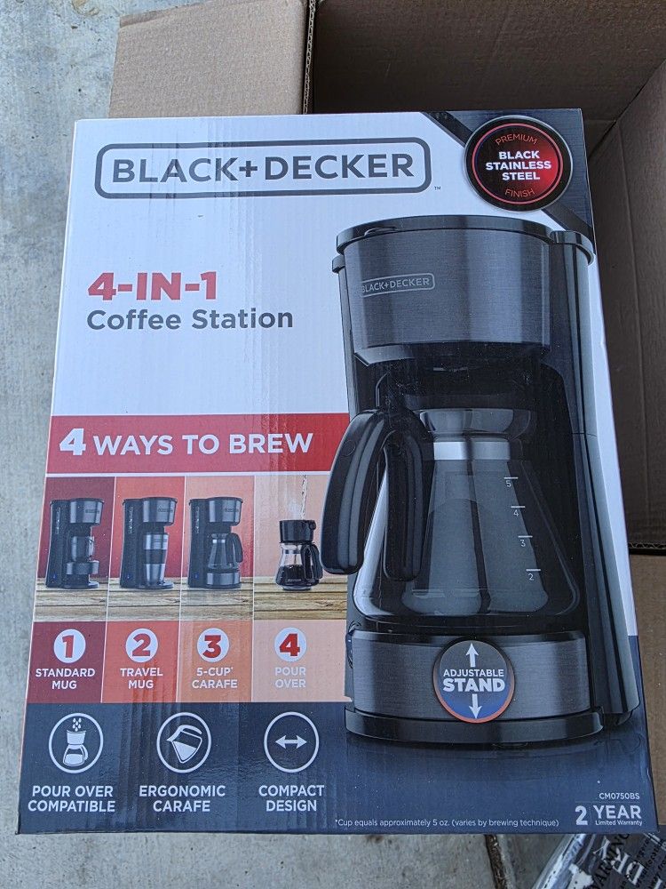 Black+Decker 4-in-1 Coffee Station – New in Box