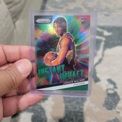 Jarace Walker Rookie Instant Impact Silver Prizm Basketball Card 