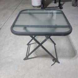 18"  Glass Table