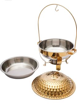 Chafing Dishes,Round Stainless Steel Chafing Dish Buffet Set