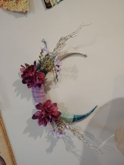Brooms and Moon Wreaths