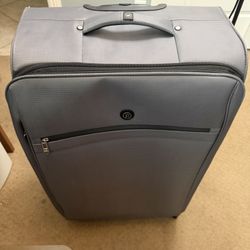Luggage; Charcoal Grey Protege-Arendale 28" Softside Suitcase Expandable Rolling Spinner