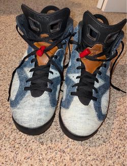 Air Jordan 6 Retro Denim Sneakers