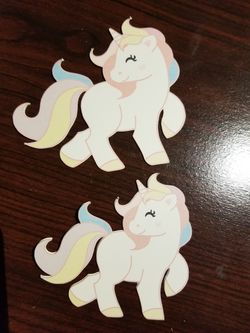 Unicorn cutouts