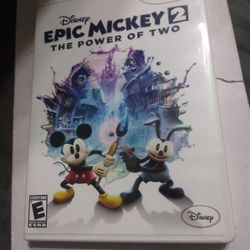 Nintendo Wii Game Disney Epic Mickey 2 The Power Of Two Use