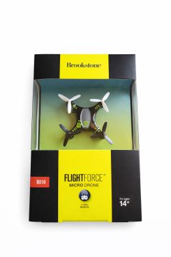 Brookstone FlightForce™ Micro Drone (BD10) – 2.4GHz Remote, Ages 14+