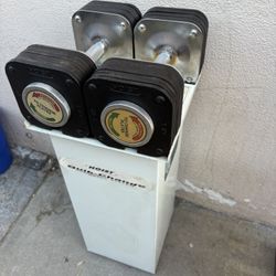 Hoist Quick Change Dumbbell System. 28 - 2.5 lb slat weights, 4 - 1.25 lb slat weights. Excellent condition!