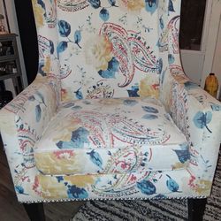 Isabella "Duval" Wingback Accent Chair
