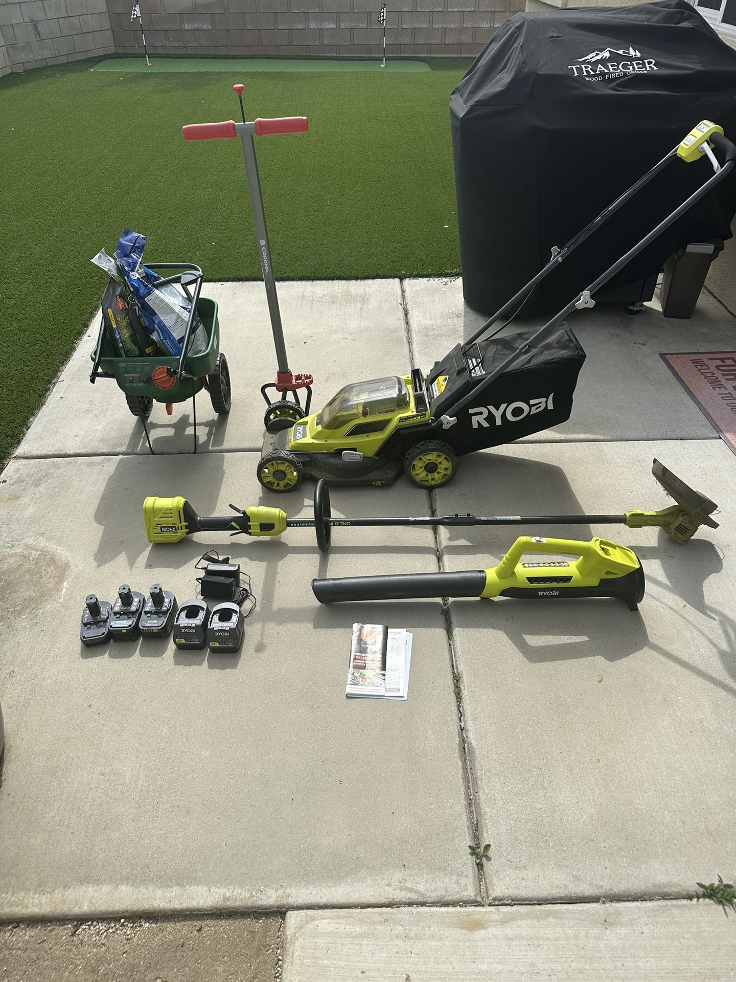 Ryobi Lawn Care Bundle