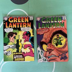 2 Vintage comics GREEN LANTERN 