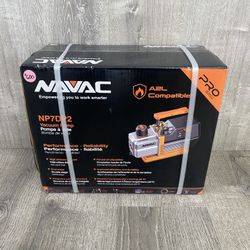 Navac NP7DP2 Corded Dual Stage 7 CFM Vacuum Pump