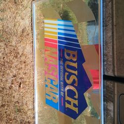 Bush/ NASCAR Bar Mirror