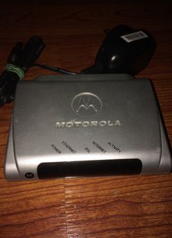 Motorola DSL internet modem