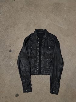 Rick Owen’s DRKSHDW Waxed Outer shirt