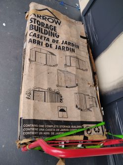 Arrow Storage Building Kit in Box