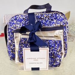Adrienne Vittadini Studio Cosmetic Bag Set