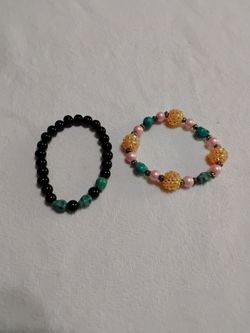 Skull bracelets both For