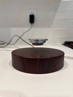 Levitating art piece floating