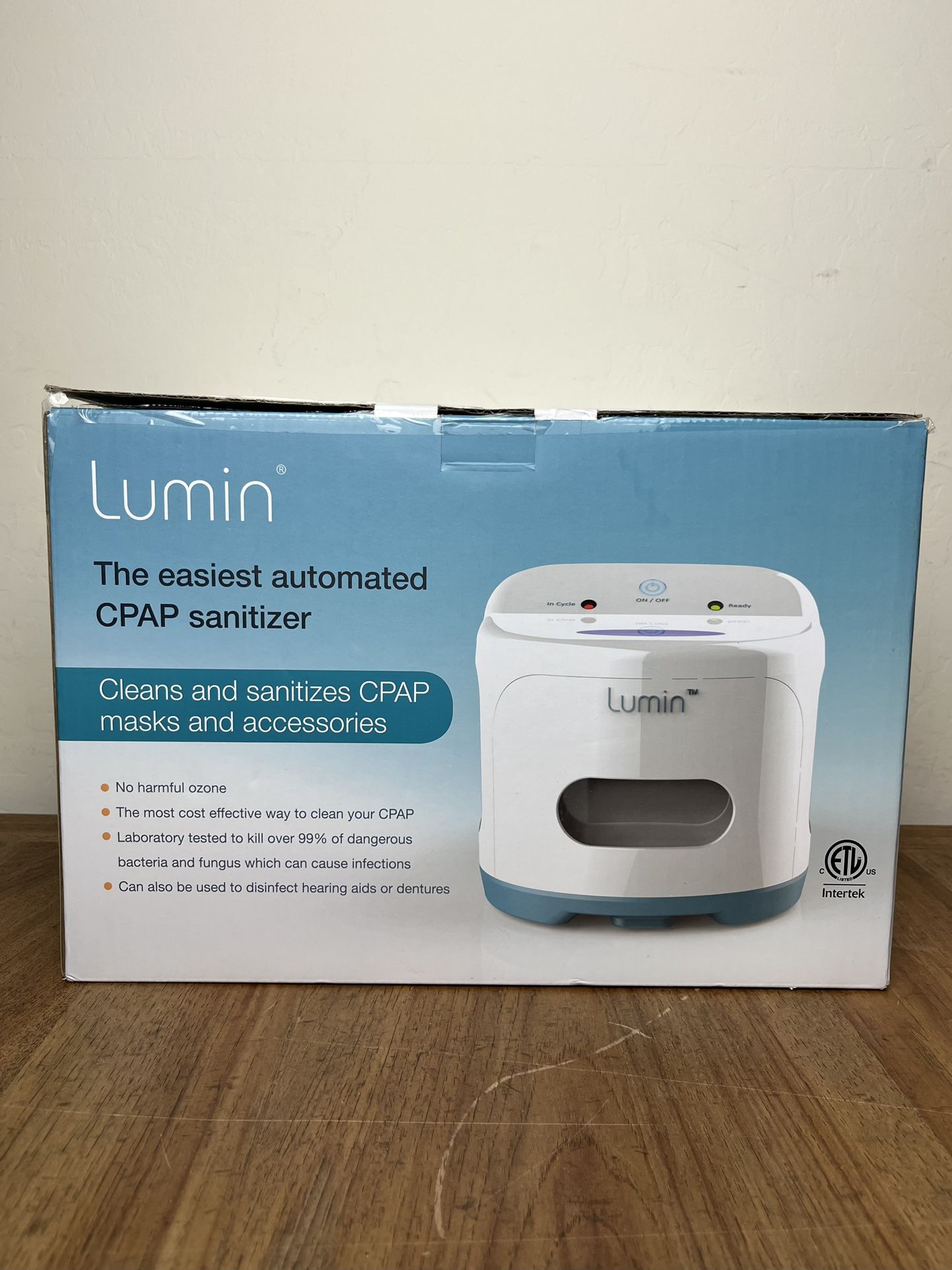 Lumin LM3000 UV Light Sanitizer Household / CPAP Cleaner Sterilizer New NIB