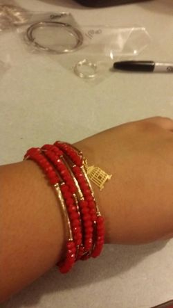 Brand new gold plated swarovski crystal bracelets