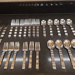 Farberware Stainless Steel Silverware Roller Coaster Design