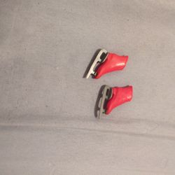 vintage ice skating Barbie shoes