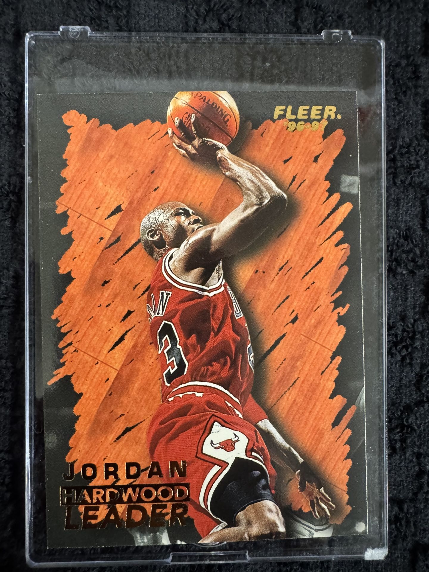 1996-97 Fleer Jordan hardwood leader