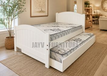 New twin bed frame with mattress