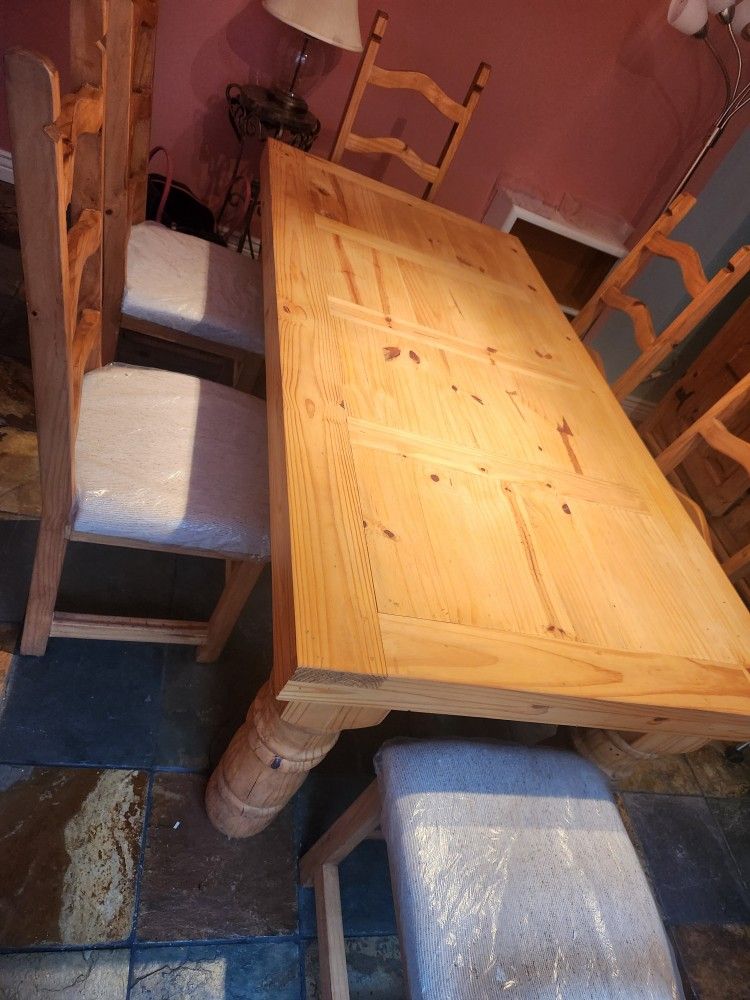 Big Table And 6 Chairs