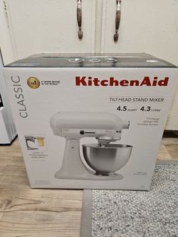KitchenAid tilt-head stand mixer 4.5 quart 4.3 liters