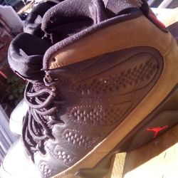 Jordan Number 9 Olive Retro Og  Size 10 1/2 