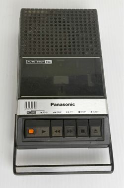 Vintage PANASONIC Portable Cassette Tape Player Recorder RQ-2107A No Cord