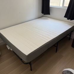 IKEA Full Size Mattress & Bed Frame 