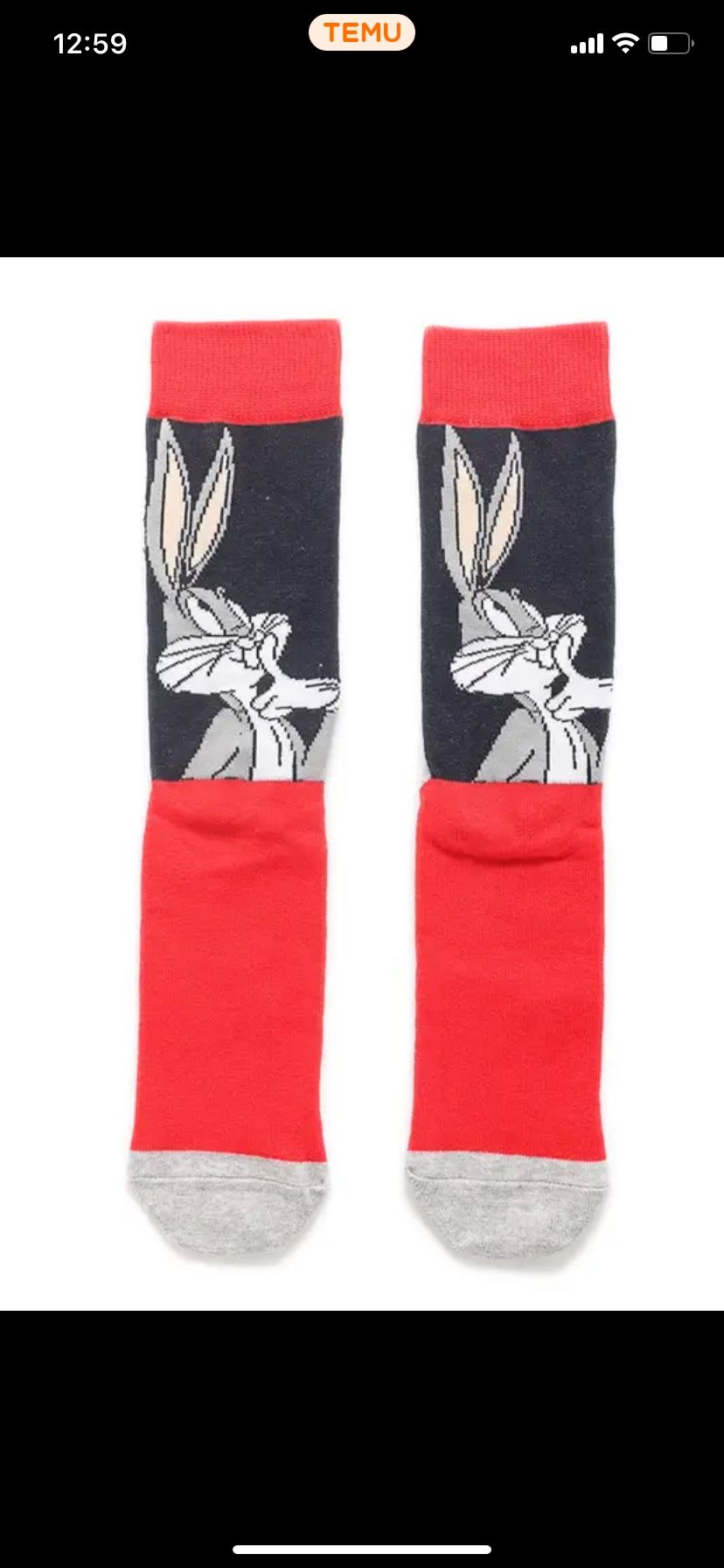 Looney Tunes Bug’s Bunny Socks What's up, Doc?"