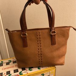 Vintage Fossil  Hand Bag 