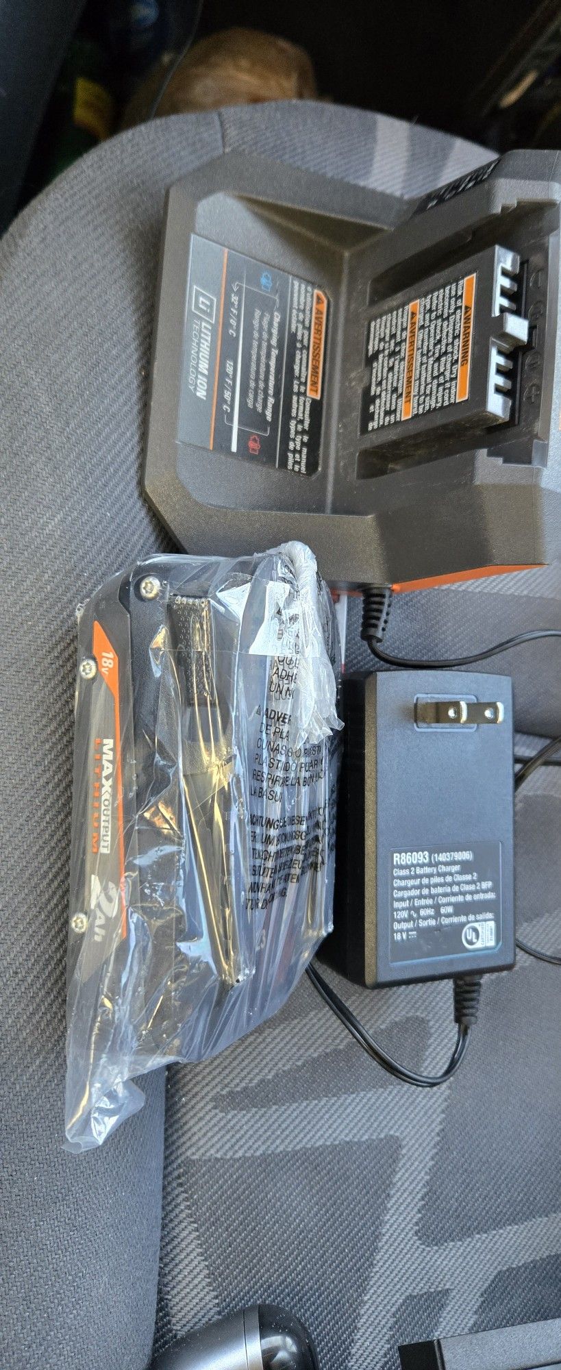 Ridgid 2ah High Output Battery With Charger