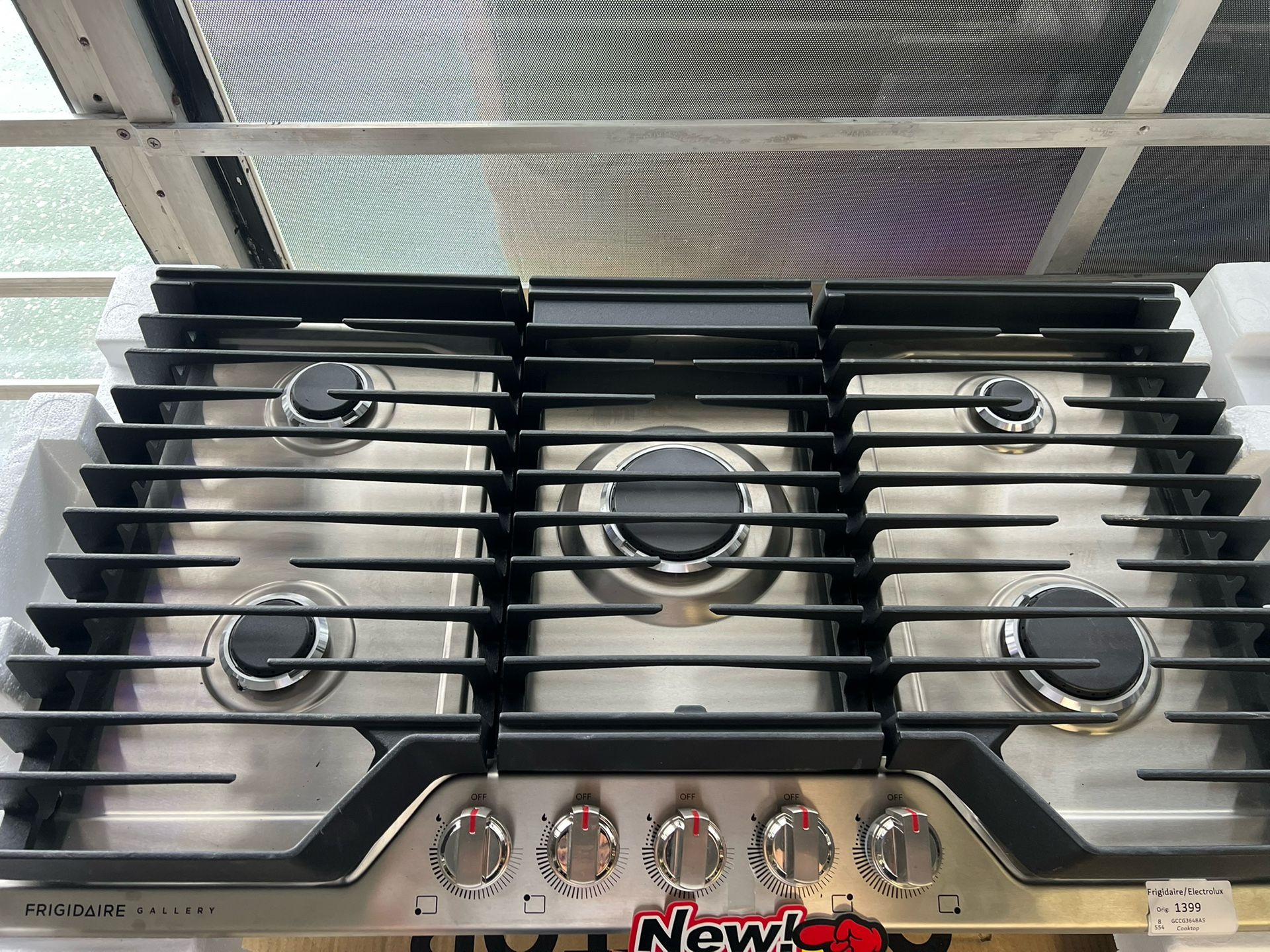 frigidaire gas cooktop