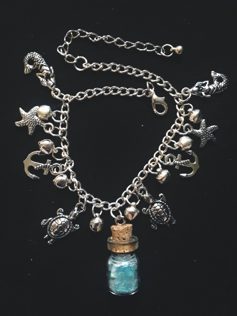 One of a Kind Local Brand Ocean In A Bottle Anklet