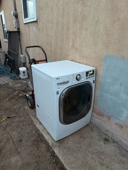 LG White Front Loading Washer For Sale $160 Or Best Offer