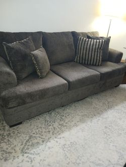 Dark Grey Sofa.